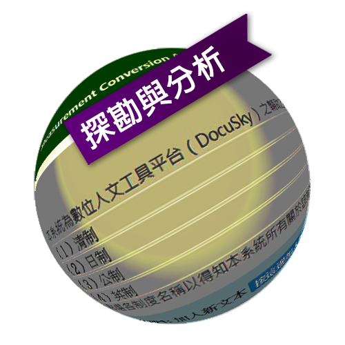 DocuSky 數位人文學術研究平台
