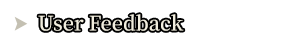 User Feedback